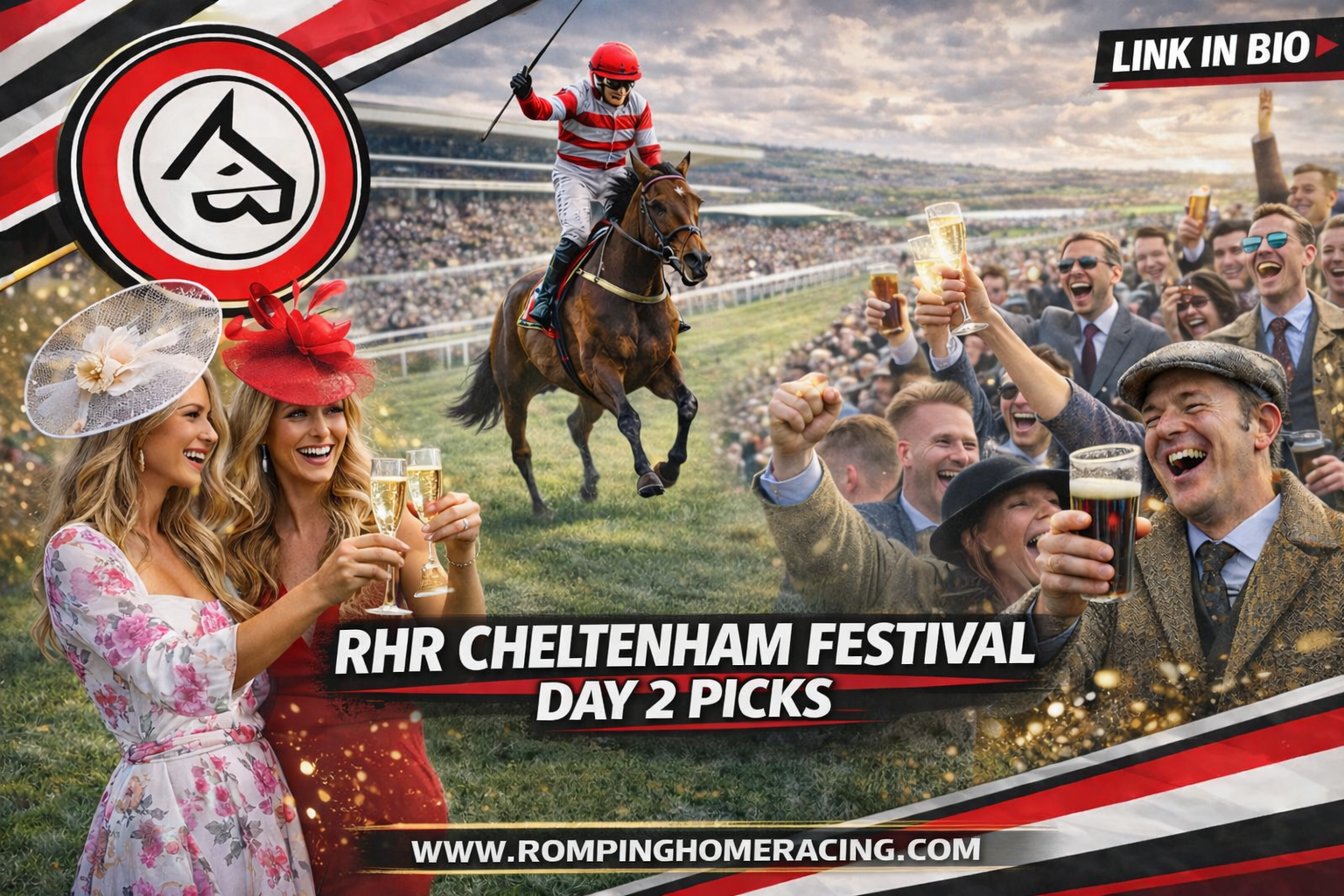 RHR Cheltenham Festival Day 2 Picks blog image - Romping Home Racing